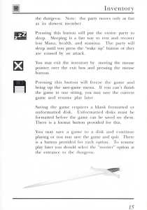 Dungeon Master (United Kingdom, PC) - Psygnosis Edition Manual Page 035