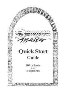Dungeon Master (United Kingdom, PC) - Psygnosis Edition Quick Start Guide Page 001 Dungeon Master (United Kingdom, PC) - Psygnosis Edition Quick Start Guide Page 001