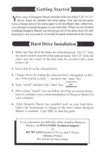 Dungeon Master (United Kingdom, PC) - Psygnosis Edition Quick Start Guide Page 002 Dungeon Master (United Kingdom, PC) - Psygnosis Edition Quick Start Guide Page 002