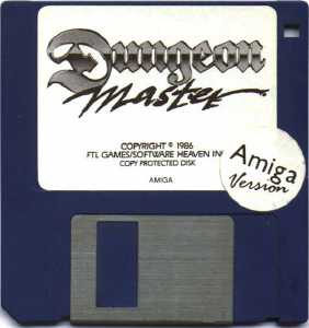 Dungeon Master (USA, Amiga) - Disk Front Dungeon Master (USA, Amiga) - Disk Front