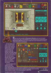 Dungeon Master (USA, Apple IIGS) - Box Back