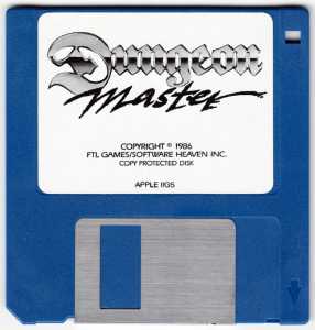 Dungeon Master (USA, Apple IIGS) - Disk Front