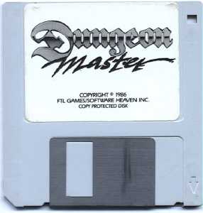 Dungeon Master (USA, Atari ST) - Disk Front Dungeon Master (USA, Atari ST) - Disk Front