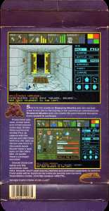 Dungeon Master (USA, Atari ST) - Early Box Box Back Top Bottom