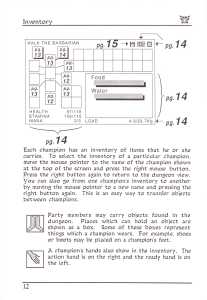 Dungeon Master (USA, Atari ST) - Early Box Manual Page 036