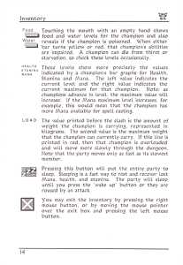 Dungeon Master (USA, Atari ST) - Early Box Manual Page 038