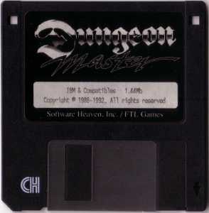 Dungeon Master (USA, PC) - 3-5-inch Disk Front