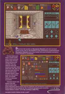 Dungeon Master (USA, PC) - Box Back