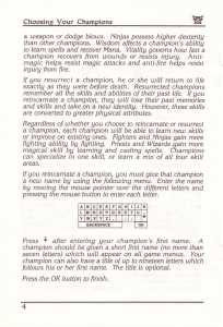 Dungeon Master (USA, PC) - Manual Page 028