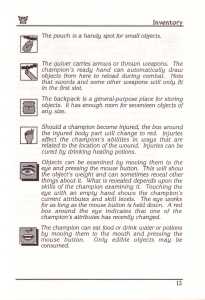 Dungeon Master (USA, PC) - Manual Page 037 Dungeon Master (USA, PC) - Manual Page 037