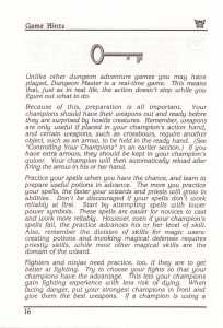 Dungeon Master (USA, PC) - Manual Page 040 Dungeon Master (USA, PC) - Manual Page 040
