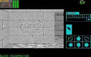 Dungeon Master Demo (Europe, Apple IIGS) - Inscription