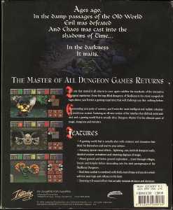 Dungeon Master II (Australia, PC) - Compact Disc Edition Box Back