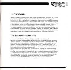 Dungeon Master II (Europe, Mega CD) - Booklet Page 003 Dungeon Master II (Europe, Mega CD) - Booklet Page 003