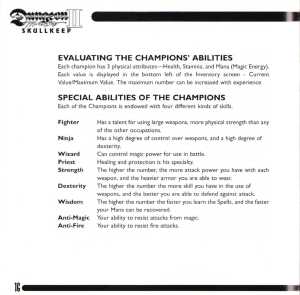 Dungeon Master II (Europe, Mega CD) - Booklet Page 018 Dungeon Master II (Europe, Mega CD) - Booklet Page 018