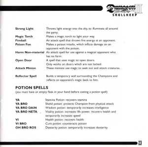 Dungeon Master II (Europe, Mega CD) - Booklet Page 025 Dungeon Master II (Europe, Mega CD) - Booklet Page 025