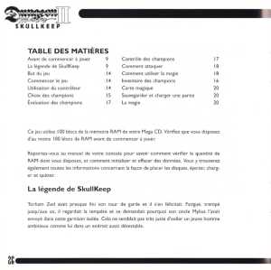 Dungeon Master II (Europe, Mega CD) - Booklet Page 028 Dungeon Master II (Europe, Mega CD) - Booklet Page 028