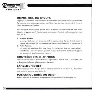 Dungeon Master II (Europe, Mega CD) - Booklet Page 036 Dungeon Master II (Europe, Mega CD) - Booklet Page 036