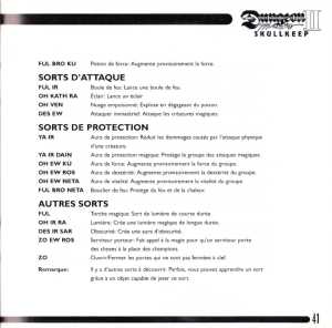 Dungeon Master II (Europe, Mega CD) - Booklet Page 043 Dungeon Master II (Europe, Mega CD) - Booklet Page 043