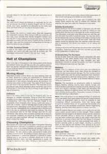 Dungeon Master II (Europe, PC) - Blackmarket Manual Page 007 Dungeon Master II (Europe, PC) - Blackmarket Manual Page 007