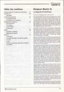 Dungeon Master II (Europe, PC) - Blackmarket Manual Page 033 Dungeon Master II (Europe, PC) - Blackmarket Manual Page 033