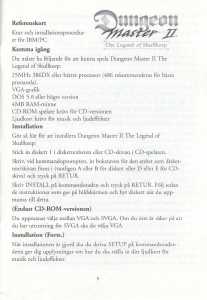 Dungeon Master II (Europe, PC) - Reference Card Page 005 Dungeon Master II (Europe, PC) - Reference Card Page 005