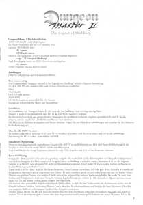 Dungeon Master II (France, PC) - Blackmarket With Manual Reference Card Page 005 Dungeon Master II (France, PC) - Blackmarket With Manual Reference Card Page 005