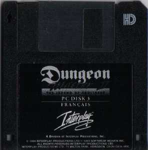 Dungeon Master II (France, PC) - Floppy Disk Edition Disk 3 Front Dungeon Master II (France, PC) - Floppy Disk Edition Disk 3 Front