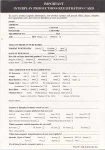 Dungeon Master II (France, PC) - Floppy Disk Edition Registration Card Back Dungeon Master II (France, PC) - Floppy Disk Edition Registration Card Back