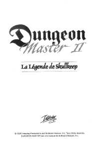 Dungeon Master II (France, PC) - Manual Page 003 Dungeon Master II (France, PC) - Manual Page 003