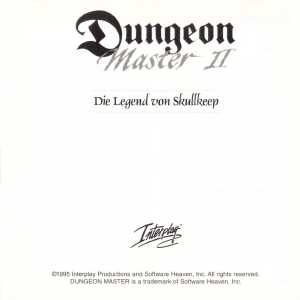 Dungeon Master II (Germany, PC) - Blackmarket With Booklet Booklet Page 003 Dungeon Master II (Germany, PC) - Blackmarket With Booklet Booklet Page 003