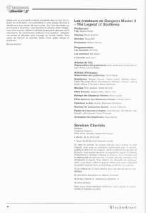 Dungeon Master II (Germany, PC) - Blackmarket With Manual Manual Page 046 Dungeon Master II (Germany, PC) - Blackmarket With Manual Manual Page 046