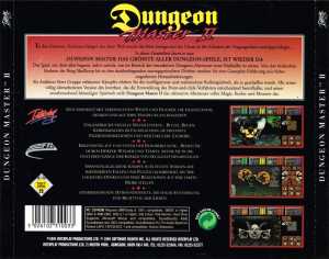 Dungeon Master II (Germany, PC) - Jewel Case Back Card Front