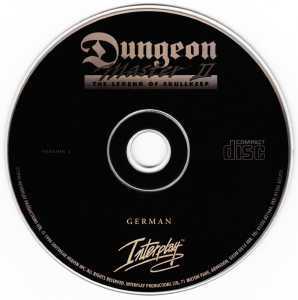 Dungeon Master II (Germany, PC) - Jewel Case Compact Disc Front