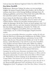 Dungeon Master II (Germany, PC) - Reference Card Page 002 Dungeon Master II (Germany, PC) - Reference Card Page 002