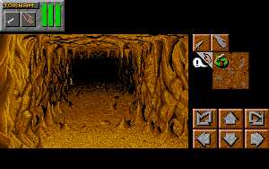 Dungeon Master II (Japan, FM-Towns) - Dungeon view