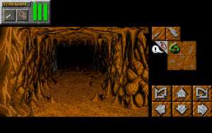 Dungeon Master II (Japan, IBM PSV) - Dungeon view