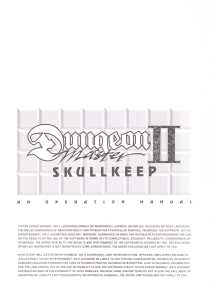 Dungeon Master II (Japan, Macintosh) - An Operation Manual Page 002 Dungeon Master II (Japan, Macintosh) - An Operation Manual Page 002
