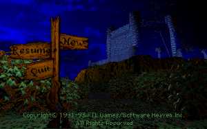 Dungeon Master II (Japan, Macintosh) - Main Menu