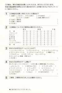 Dungeon Master II (Japan, Mega CD) - Registration Card Back Dungeon Master II (Japan, Mega CD) - Registration Card Back