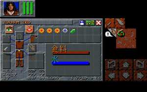 Dungeon Master II (Japan, PC-9801) - Inventory