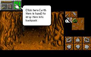 Dungeon Master II (Macintosh) - Balloon Help