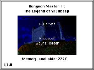 Dungeon Master II (Macintosh) - Scrolling Credits Text