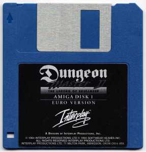 Dungeon Master II (United Kingdom, Amiga) - Disk 1 Front Dungeon Master II (United Kingdom, Amiga) - Disk 1 Front
