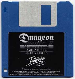 Dungeon Master II (United Kingdom, Amiga) - Disk 2 Front Dungeon Master II (United Kingdom, Amiga) - Disk 2 Front