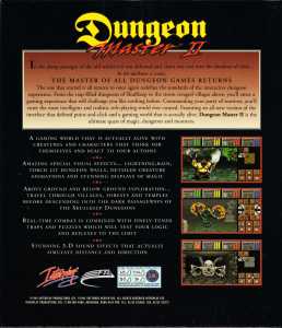 Dungeon Master II (United Kingdom, Macintosh) - Box Back