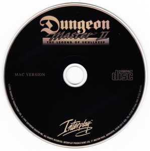 Dungeon Master II (United Kingdom, Macintosh) - Compact Disc Front