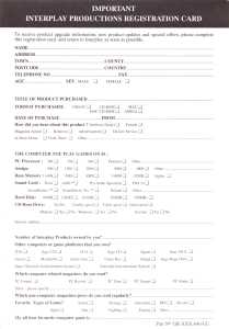Dungeon Master II (United Kingdom, PC) - Compact Disc Edition Registration Card Back Dungeon Master II (United Kingdom, PC) - Compact Disc Edition Registration Card Back