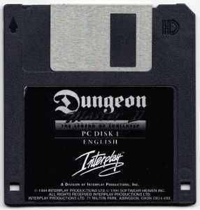 Dungeon Master II (United Kingdom, PC) - Floppy Disk Edition Disk 1 Front Dungeon Master II (United Kingdom, PC) - Floppy Disk Edition Disk 1 Front