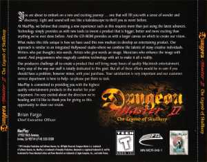 Dungeon Master II (USA, Macintosh) - Back Card Front Dungeon Master II (USA, Macintosh) - Back Card Front